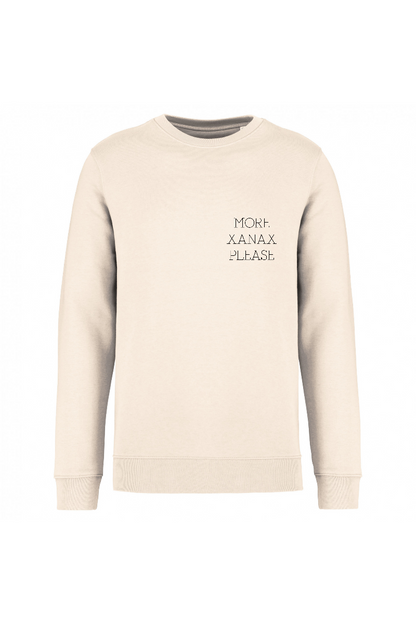 Felpa Unisex Kate "More Xanax Please"-Unisex-Paola.K-XXS-Ivory-Paola.K