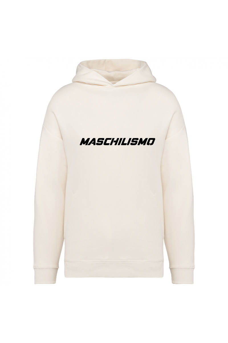 Felpa Unisex con cappuccio Cara "Maschilismo"-Unisex-Paola.K-XXS-Ivory-Paola.K