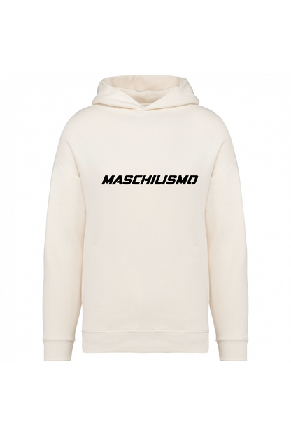 Felpa Unisex con cappuccio Cara "Maschilismo"-Unisex-Paola.K-XXS-Ivory-Paola.K